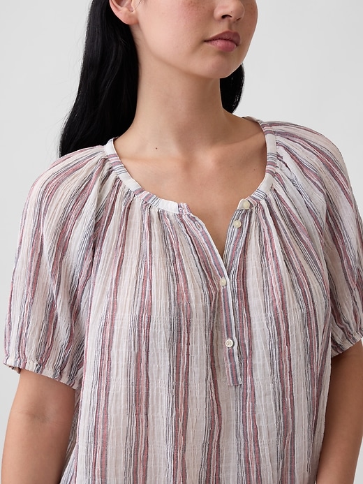 Image number 4 showing, Oversized Puff Sleeve Top