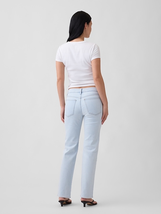 Image number 4 showing, Low Rise '90s Straight Jeans