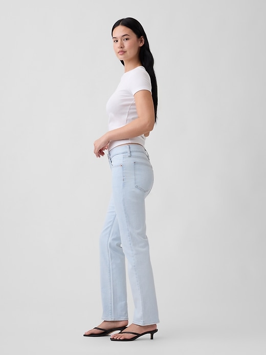 Image number 3 showing, Low Rise '90s Straight Jeans