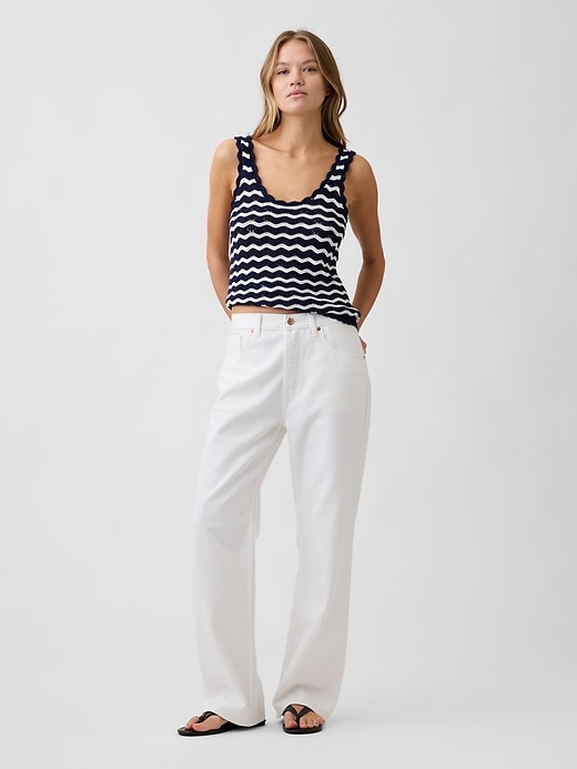 Image number 3 showing, Crochet Scoopneck Tank Top