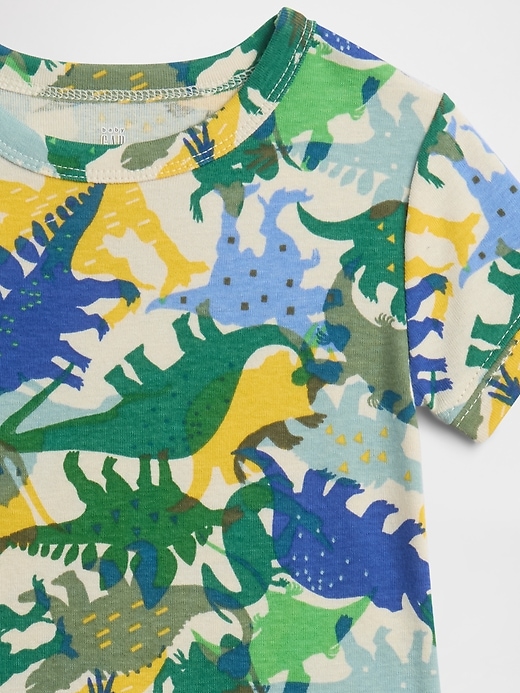 Image number 2 showing, Kids & babyGap 100% Organic Cotton Dino PJ Set