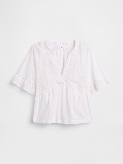 Image number 5 showing, Relaxed Eyelet Top