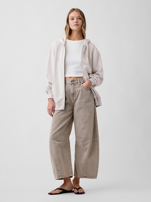Adult Relaxed Gap Logo Zip Hoodie | Gap Factory
