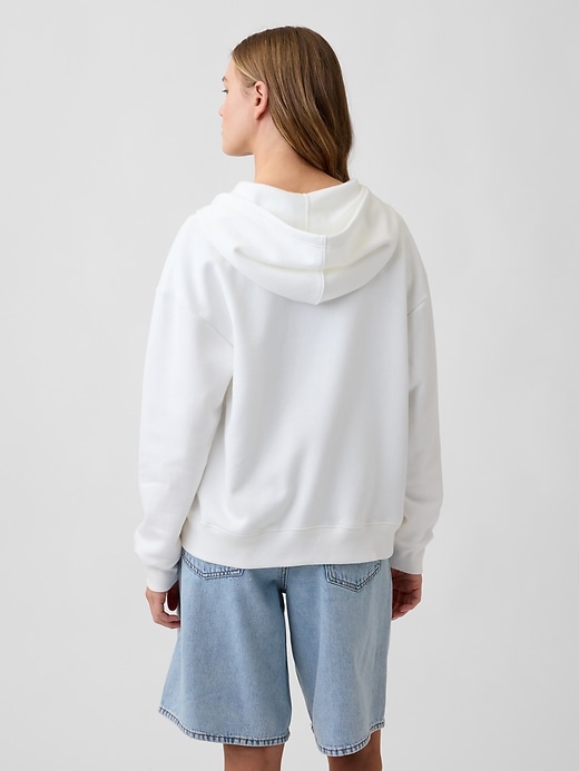 Image number 2 showing, Oversized Fleece Zip Hoodie