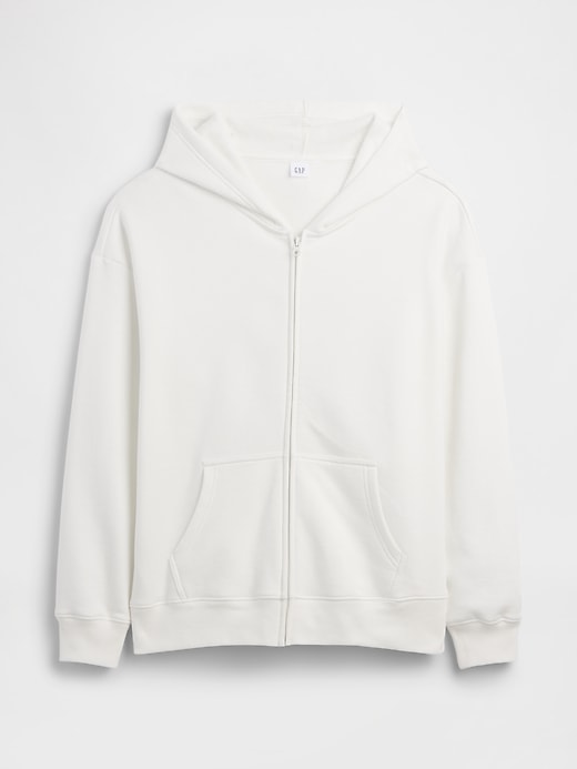 Image number 5 showing, Oversized Fleece Zip Hoodie