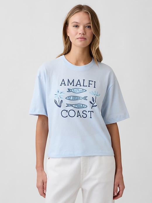 Image number 1 showing, Boxy Graphic T-Shirt