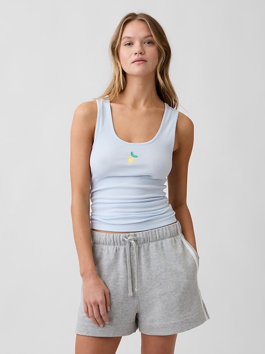 Image number 1 showing, Gap Logo Ribbed Tank Top
