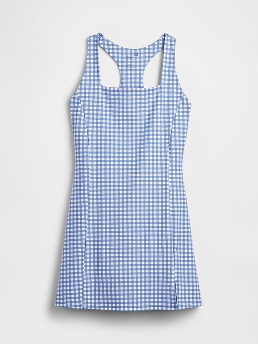 Image number 4 showing, GapFit Studio Recycled Squareneck Mini Dress