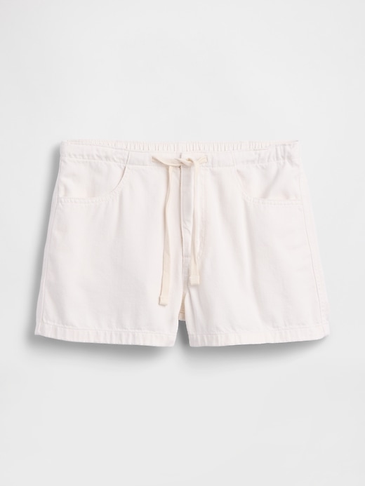 Image number 7 showing, 3" Mid Rise Pull-On Denim Shorts