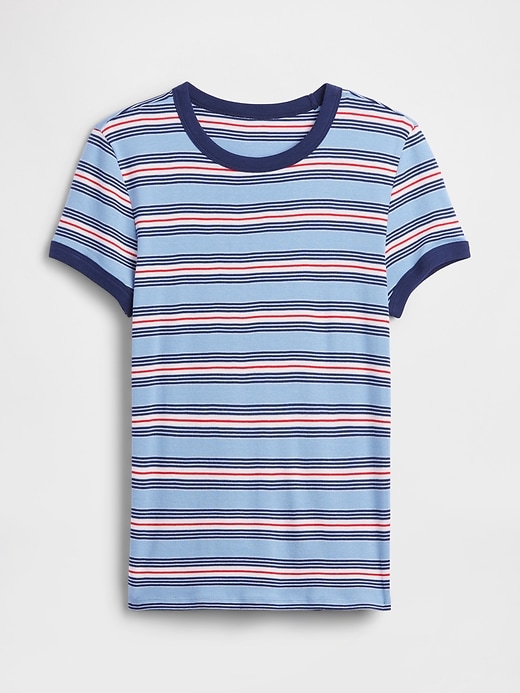 Image number 5 showing, Modern Ribbed Crewneck T-Shirt