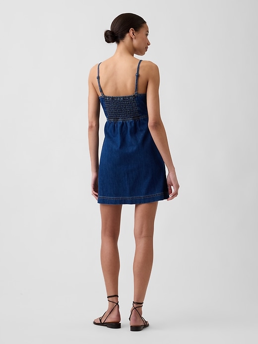 Image number 2 showing, Denim Mini Dress