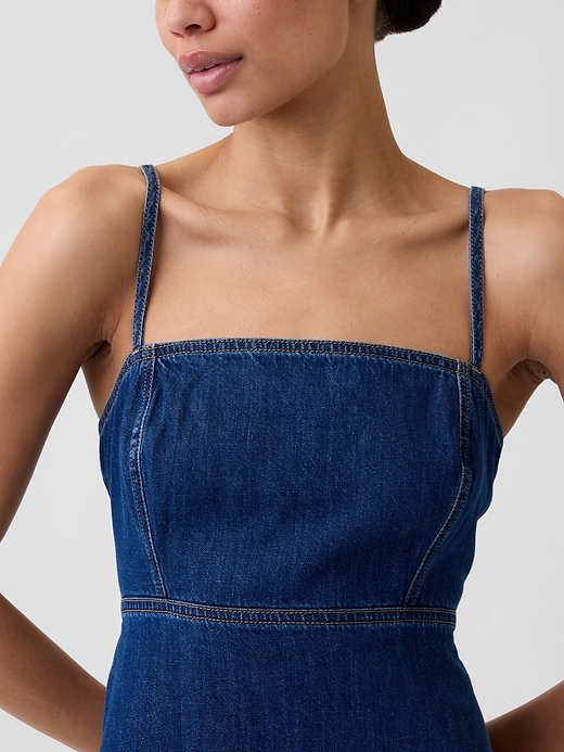 Image number 3 showing, Denim Mini Dress