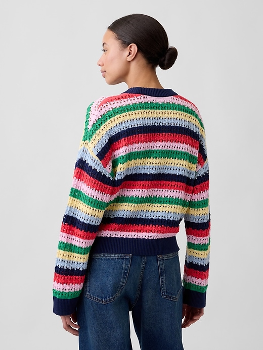 Oversized Crochet Sweater