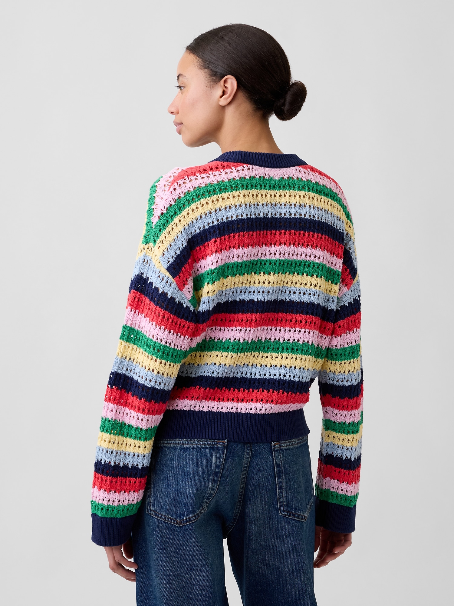 Oversized Crochet Sweater