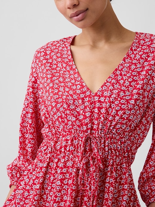 Image number 3 showing, V-Neck Mini Dress