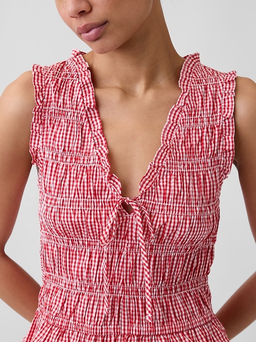 Image number 4 showing, Smocked Sleeveless Top