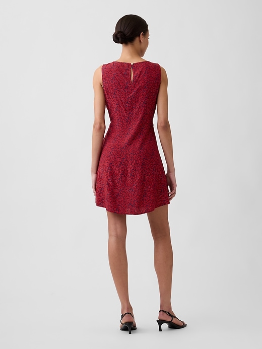 Image number 2 showing, Print Sleeveless Mini Dress