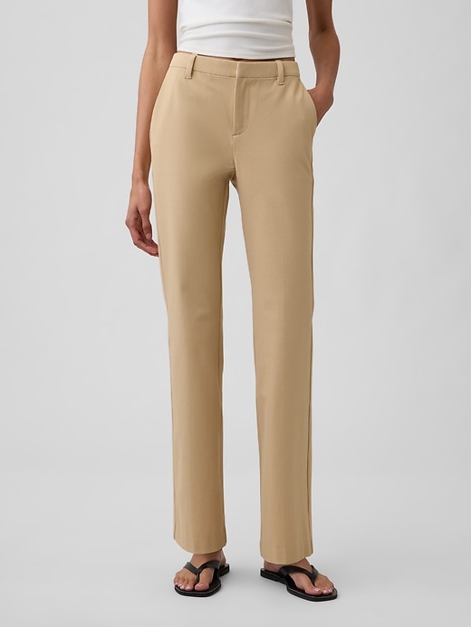 Image number 2 showing, Baby Boot Pants in Bi-Stretch