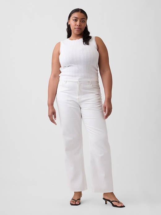 Image number 5 showing, Low Slung Relaxed Straight Jeans