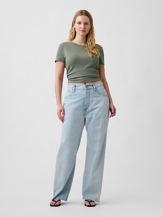 Image number 5 showing, Low Slung Relaxed Straight Jeans