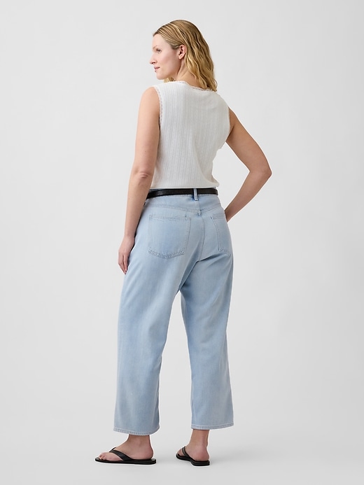 Image number 6 showing, Low Slung SuperSoft Relaxed Straight Crop Jeans