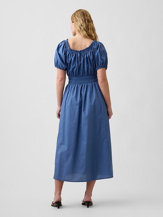 Image number 5 showing, Puff Sleeve Maxi Dress