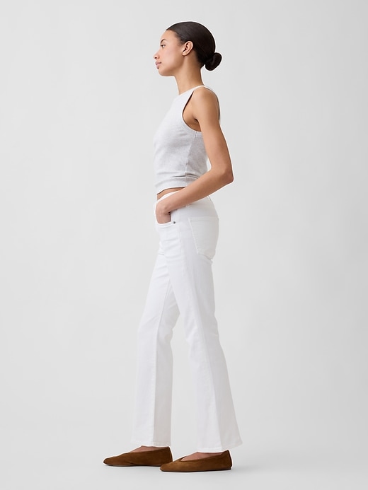 Image number 3 showing, Mid Rise Baby Boot Jeans