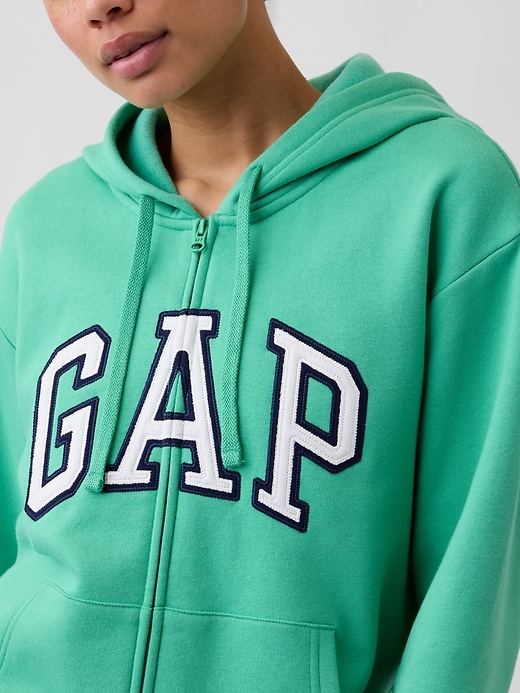 Image number 4 showing, Relaxed Gap Logo Zip Hoodie