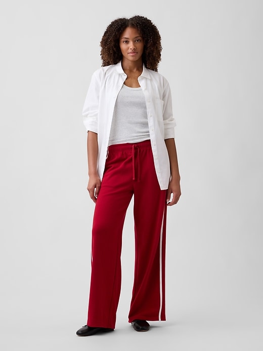 Image number 1 showing, Relaxed French Terry Straight-Leg Sweatpants