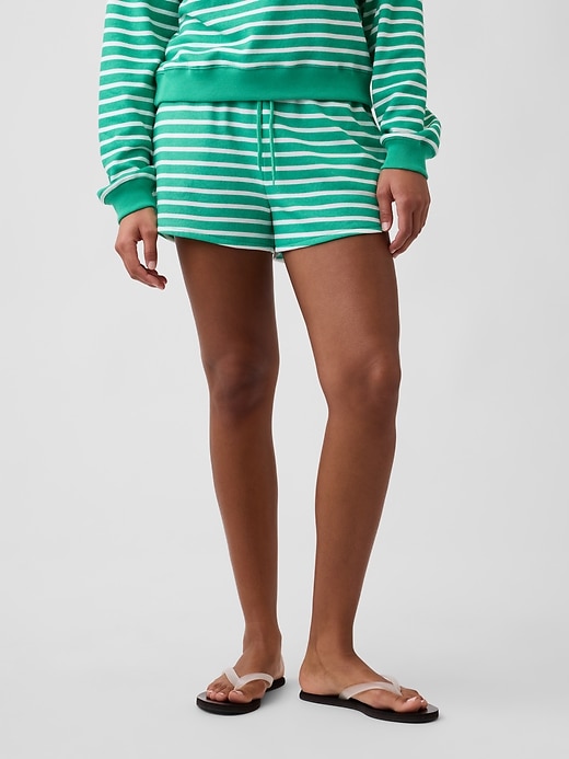 Image number 3 showing, Relaxed French Terry Dolphin Shorts