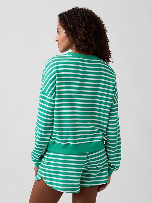 Image number 2 showing, Oversized Wedge French Terry Sweatshirt