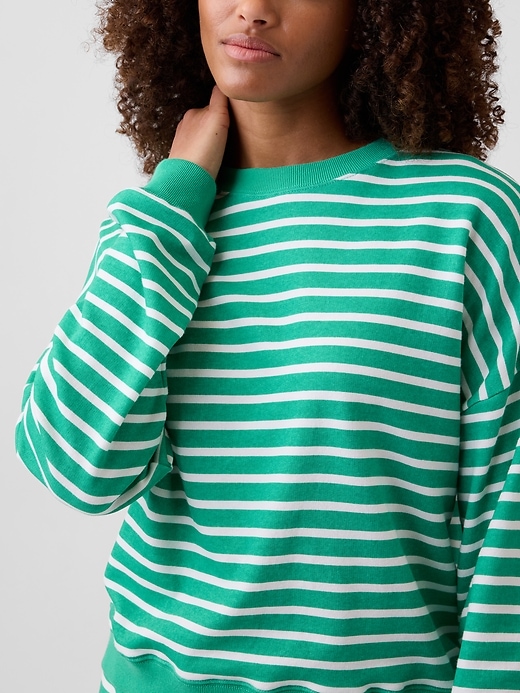 Image number 4 showing, Oversized Wedge French Terry Sweatshirt