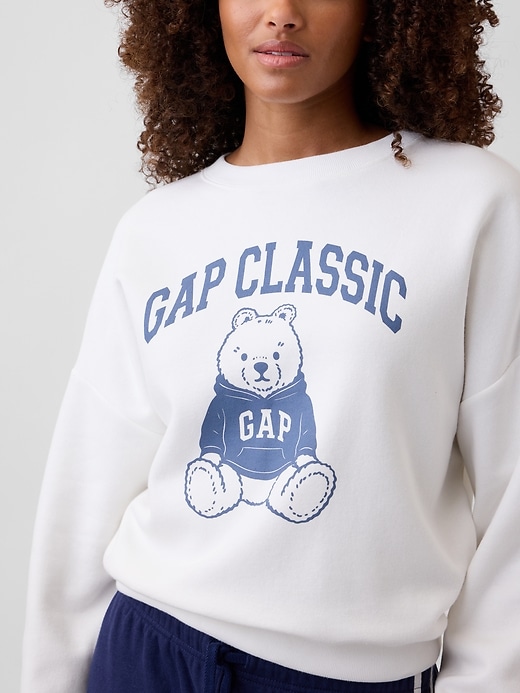 Image number 4 showing, Oversized Gap Graphic Wedge Crewneck Sweatshirt