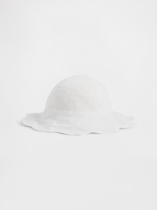 Image number 1 showing, Baby Eyelet Bucket Hat