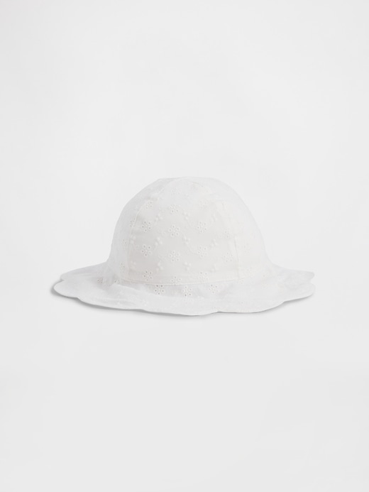 Image number 2 showing, Baby Eyelet Bucket Hat