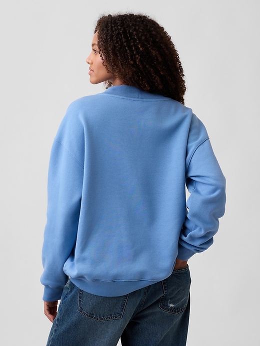 Image number 2 showing, Oversized Gap Logo Mockneck Tunic Sweatshirt