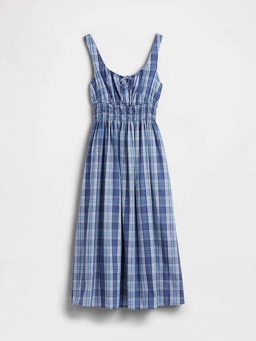Image number 6 showing, Smocked Tie-Front Midi Dress