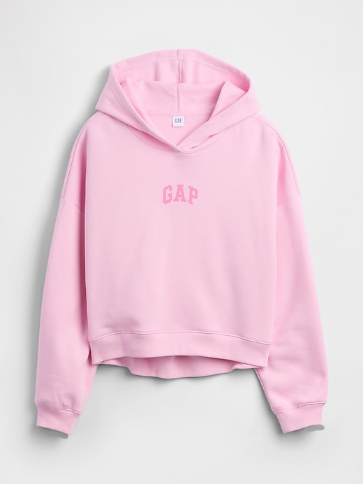 Image number 5 showing, Relaxed Gap Mini-Logo Cropped Hoodie