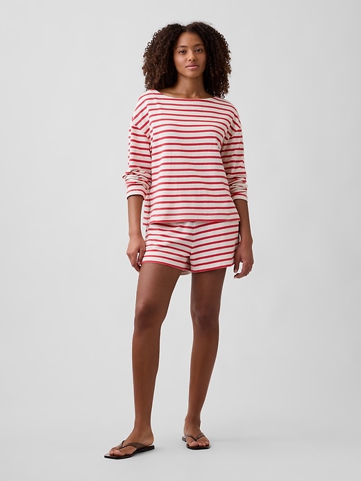 Image number 3 showing, Stripe Boatneck Top
