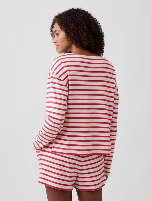 Image number 2 showing, Stripe Boatneck Top