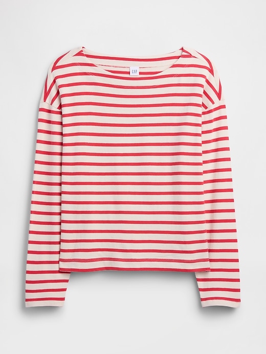 Image number 5 showing, Stripe Boatneck Top