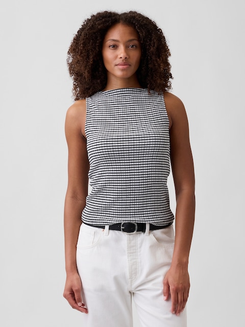 Boatneck Tank Top