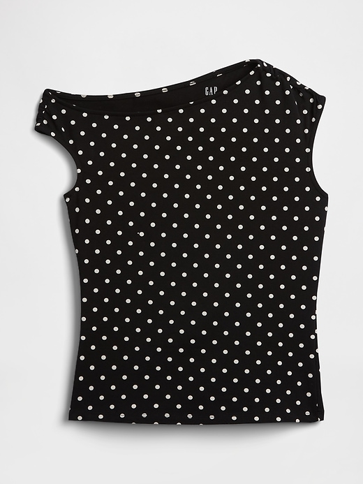 Image number 5 showing, Stretch Jersey Off-Shoulder Top