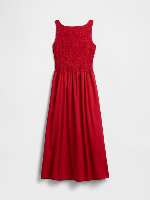 Image number 4 showing, Smocked Boatneck Maxi Dress