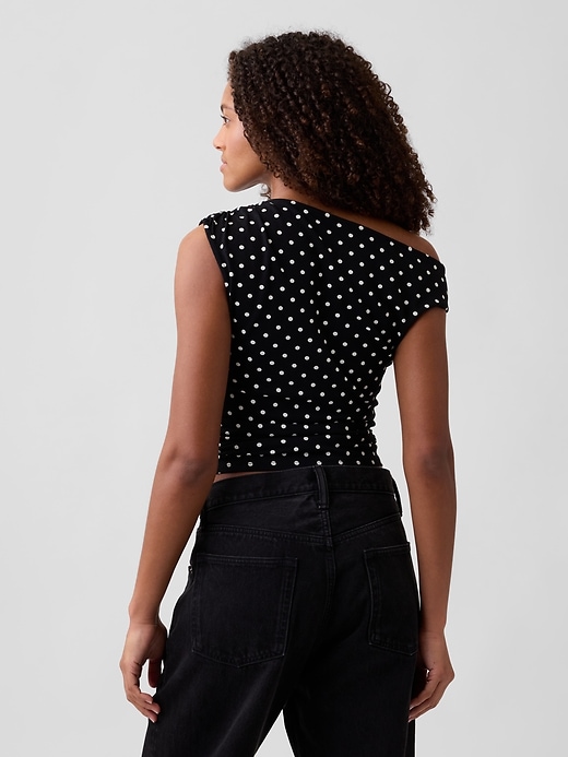 Image number 2 showing, Stretch Jersey Off-Shoulder Top