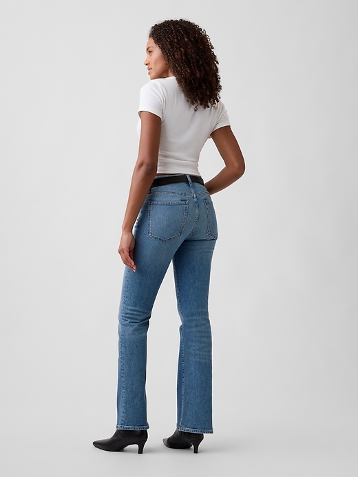 Image number 4 showing, Mid Rise Baby Boot Jeans