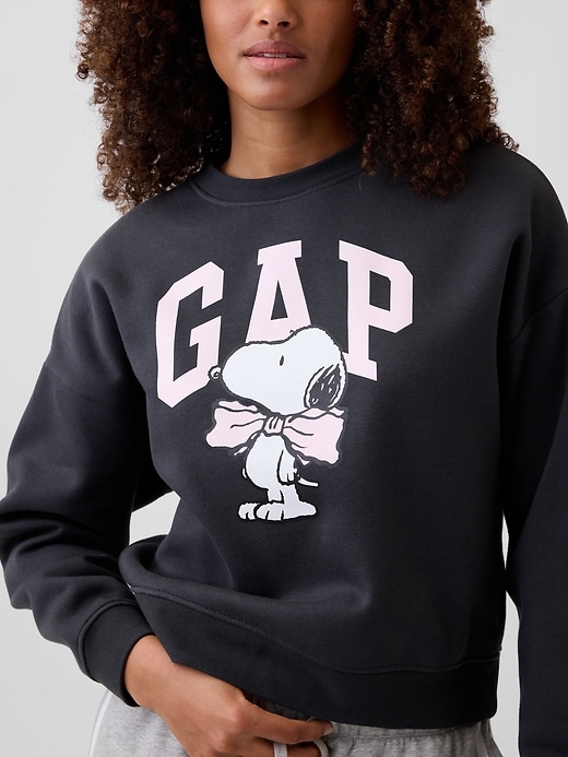 Image number 4 showing, Peanuts Oversized Wedge Crewneck Sweatshirt