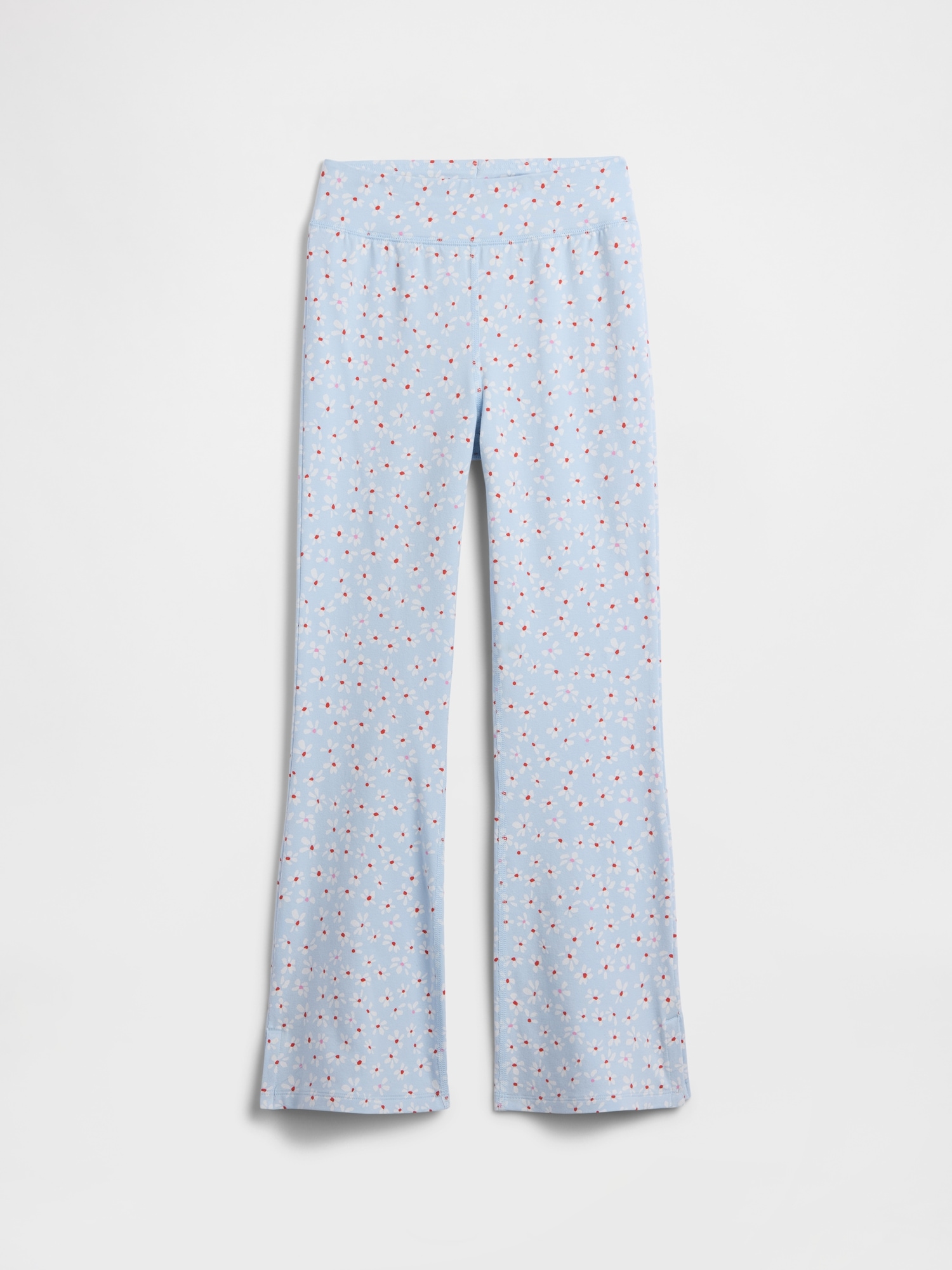 Kids Print Stretch Jersey Flare Leggings