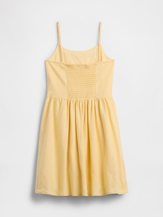 Image number 2 showing, Kids Linen-Blend Dress