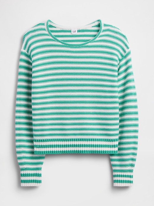 Image number 4 showing, Relaxed Stripe Rollneck Sweater
